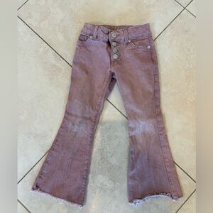 Cat & Jack Mauve/Pinkish Stretch Flare Jeans